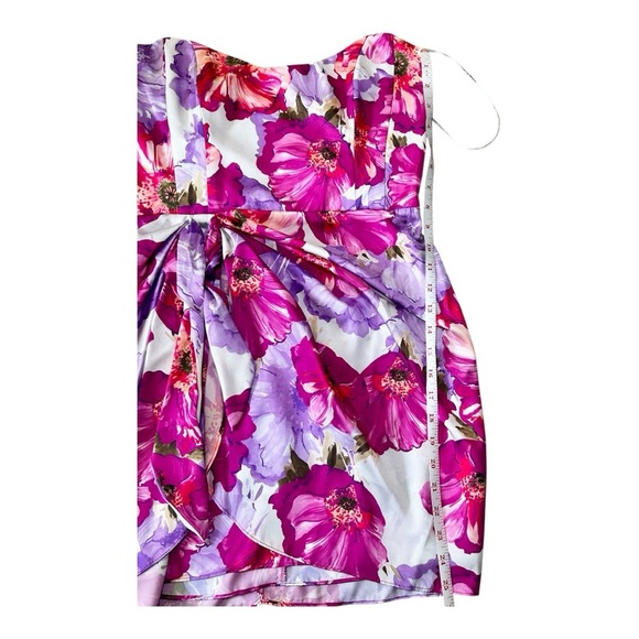Katie May Los Angeles Electra Mini Dress, Magenta Poppy, NWT, Size Medium,Floral - Picture 10 of 10